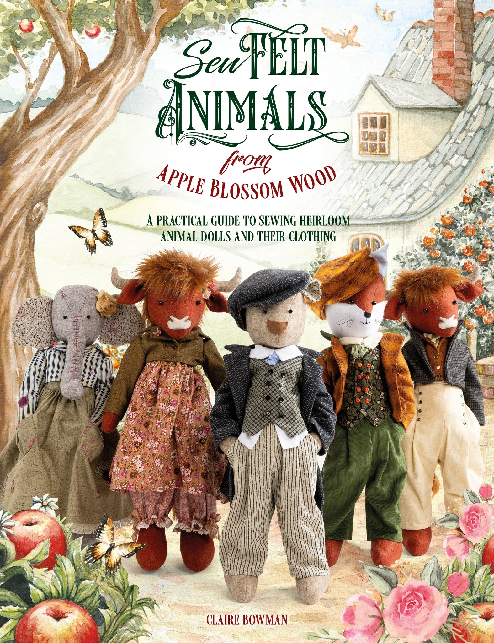 Cover image for Sew Felt Animals From Apple Blossom Wood ISBN 9781446314258