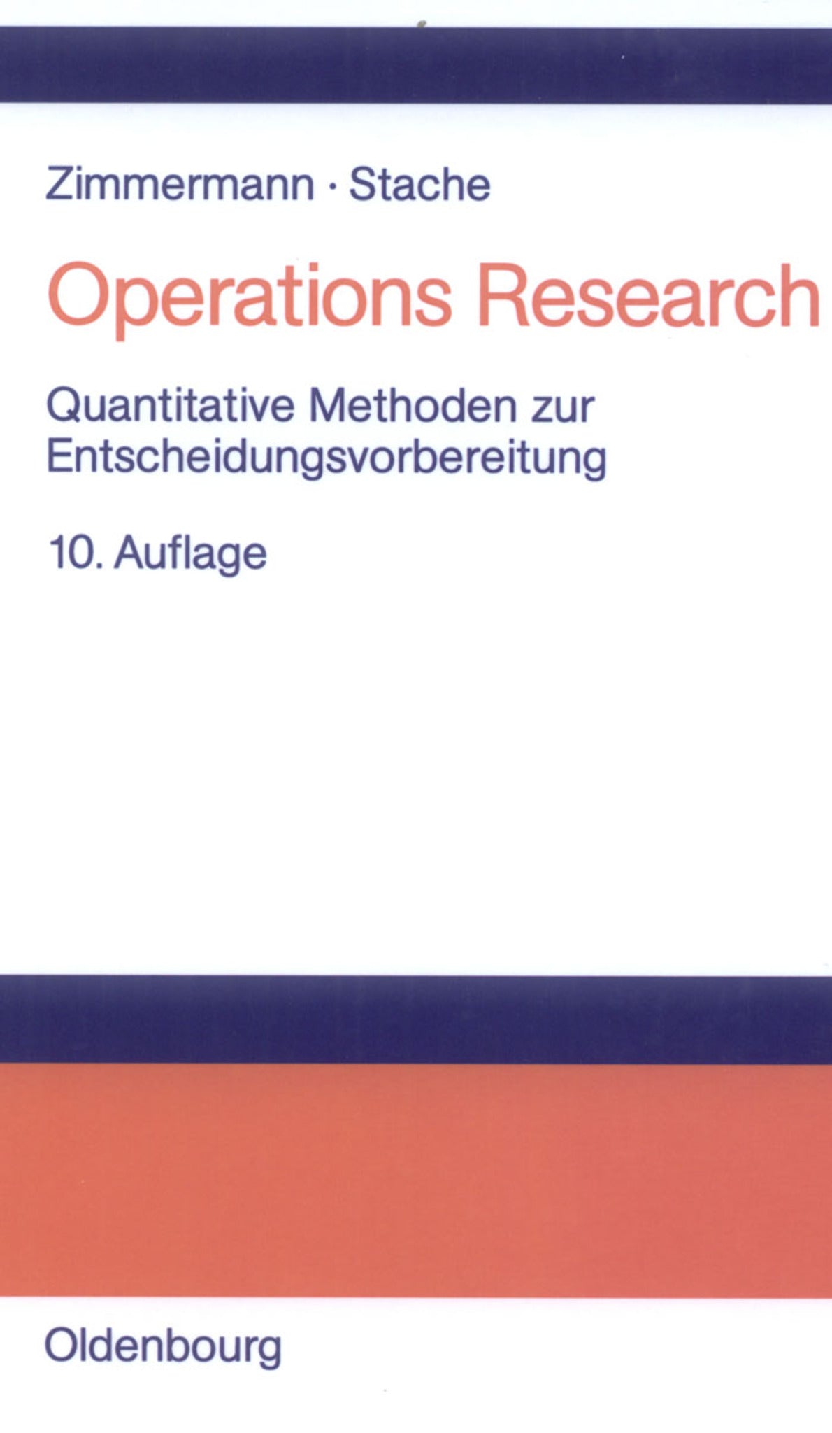 Cover image for Operations Research ISBN 9783486258165