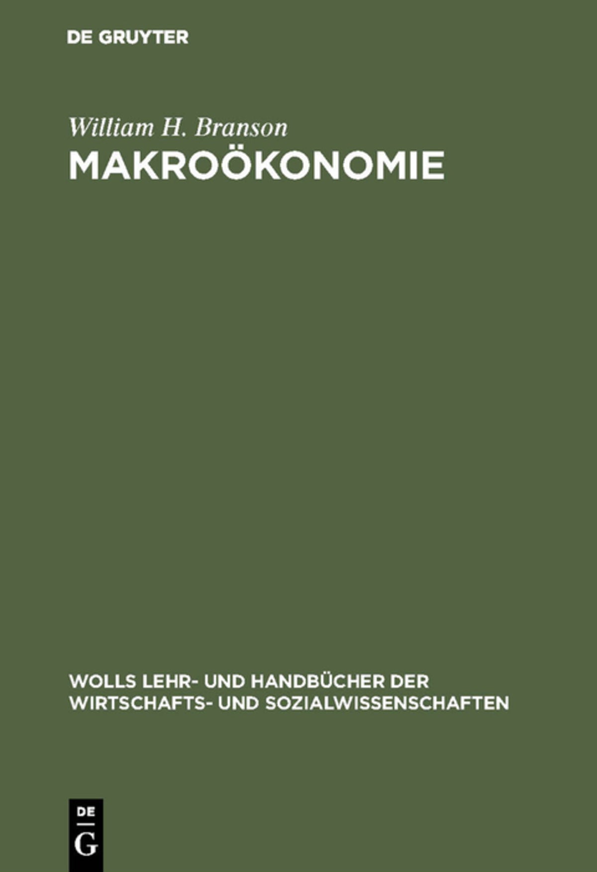 Cover image for Makroökonomie ISBN 9783486242638
