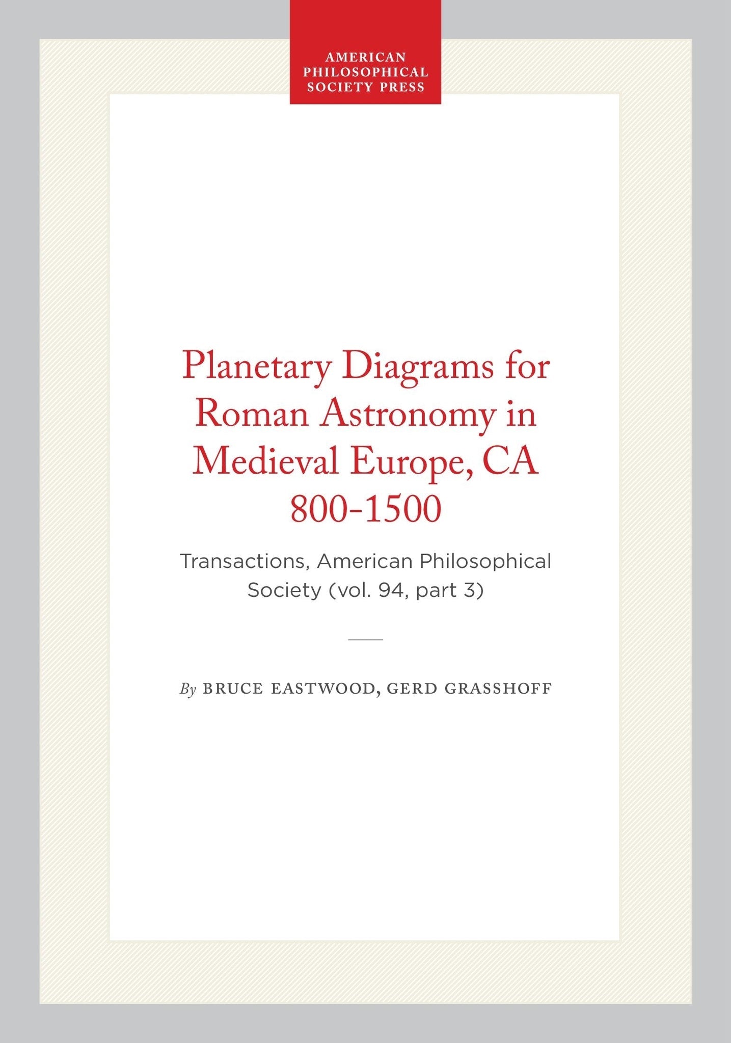 Planetary Diagrams for Roman Astronomy in Medieval Europe, CA 800-1500