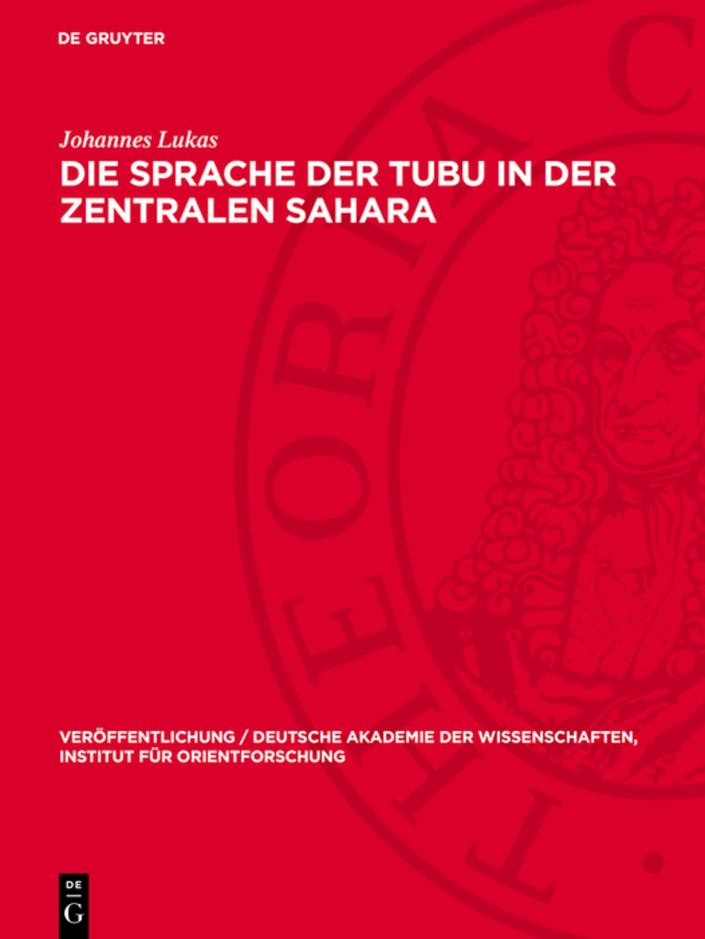 Die Sprache der Tubu in der Zentralen Sahara