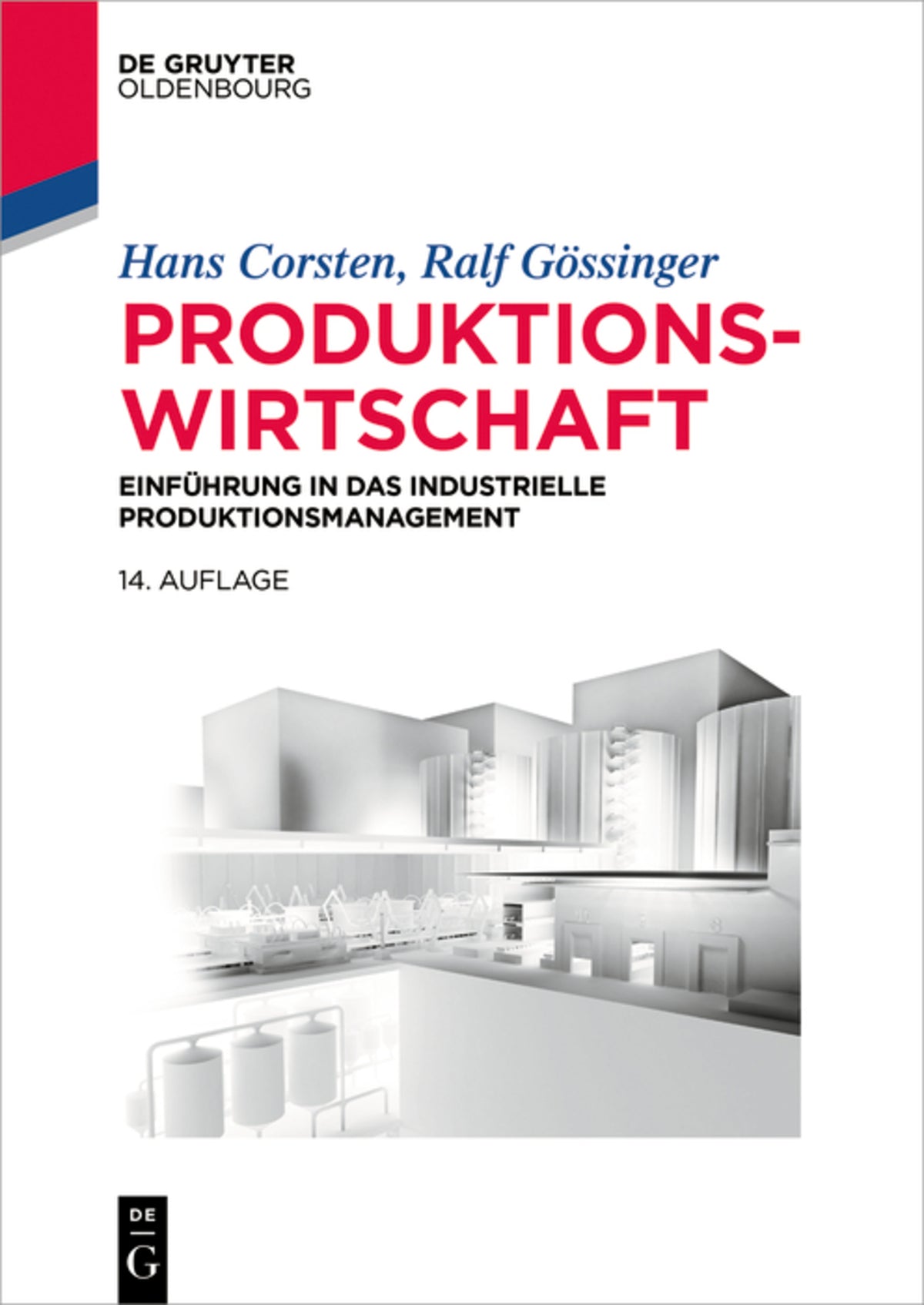 Cover image for Produktionswirtschaft ISBN 9783110452778