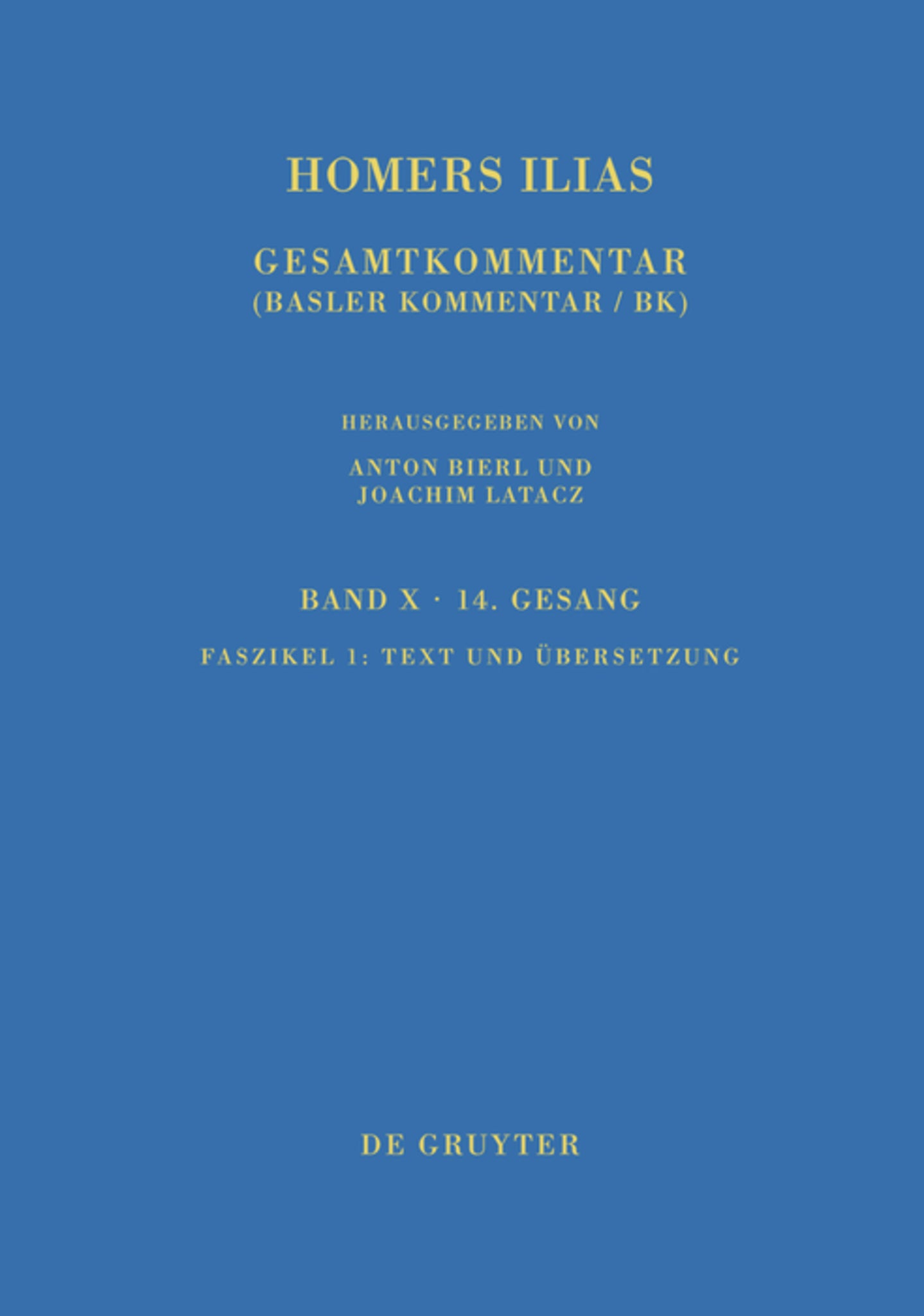 Cover image for Text und Übersetzung ISBN 9783110399660