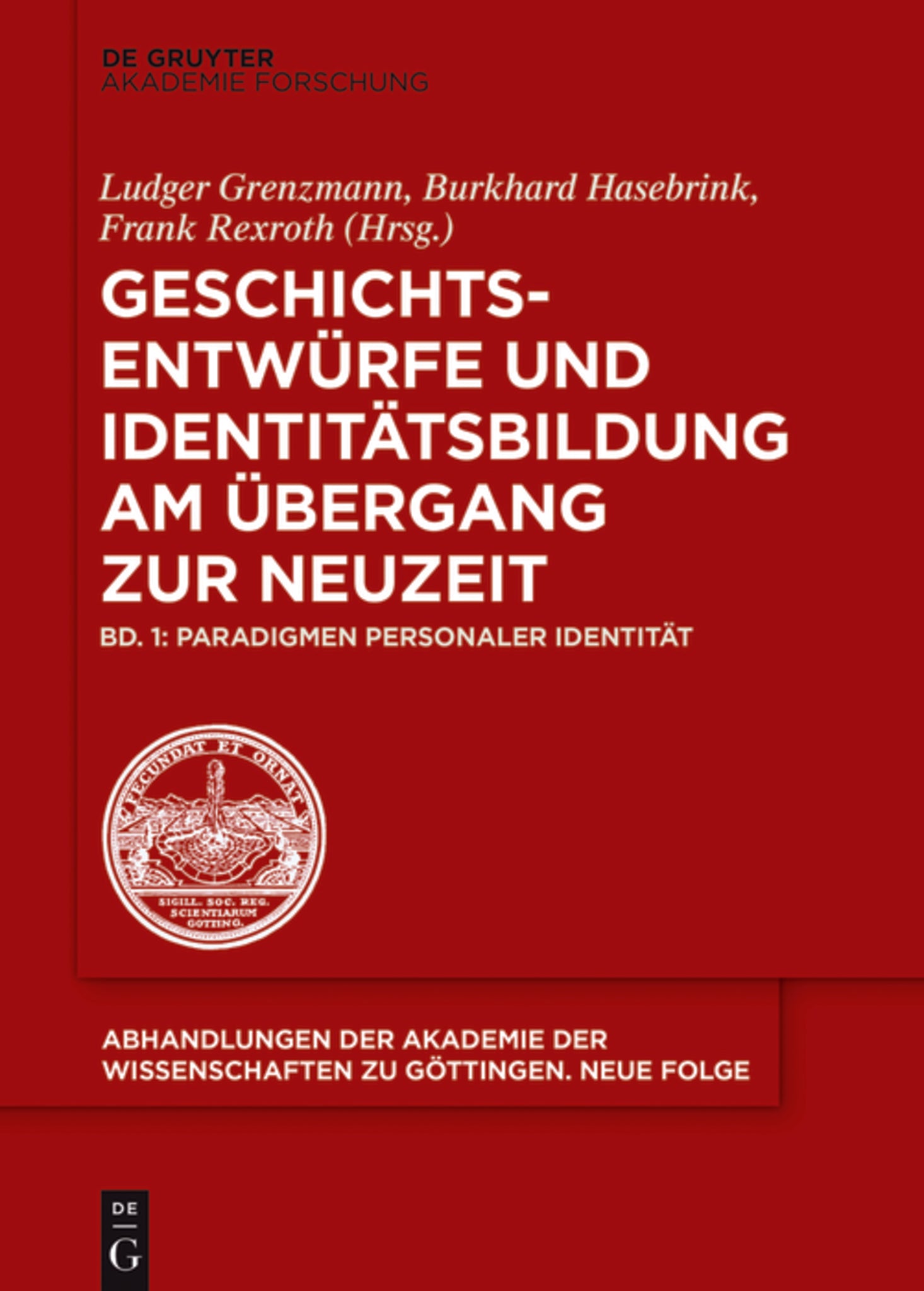 Cover image for Paradigmen personaler Identität ISBN 9783110496987