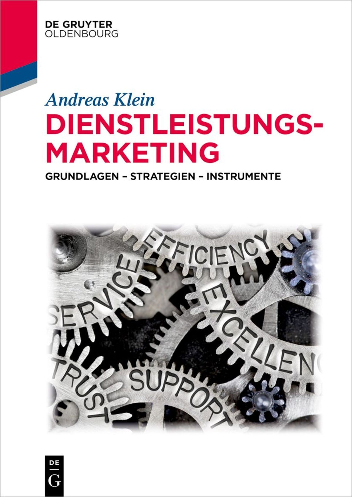 Cover image for Dienstleistungsmarketing ISBN 9783110620436
