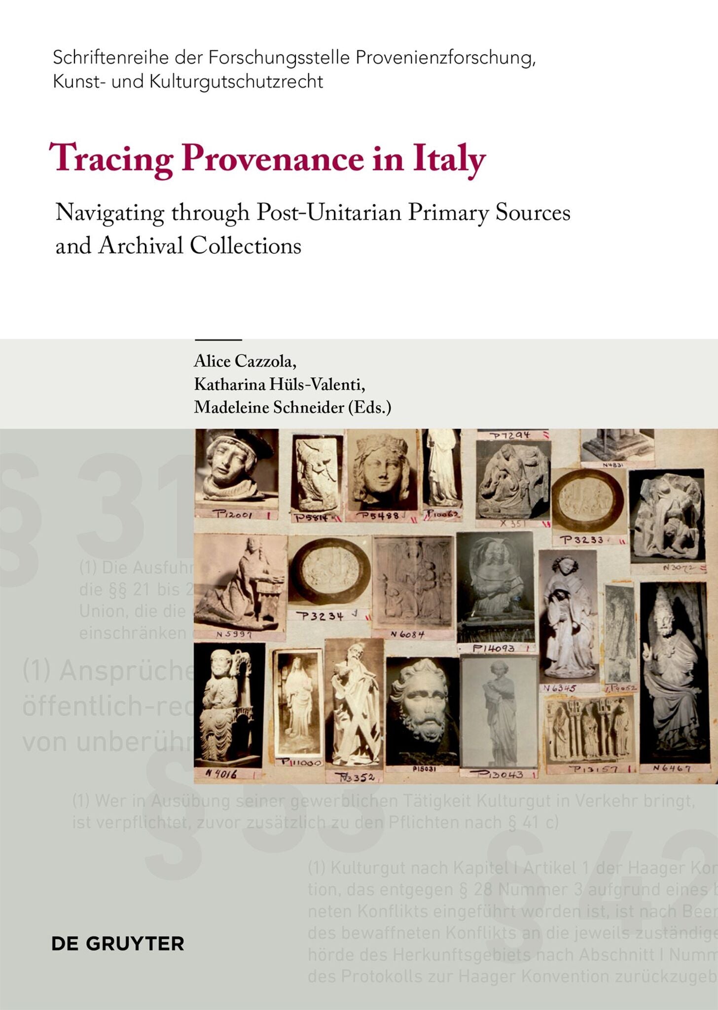 Cover image for Tracing Provenance in Italy ISBN 9783689242961