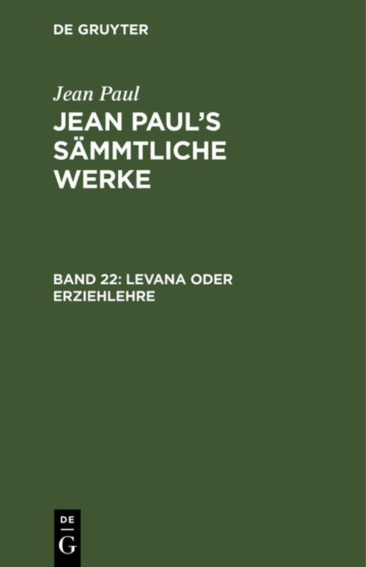 Levana oder Erziehlehre