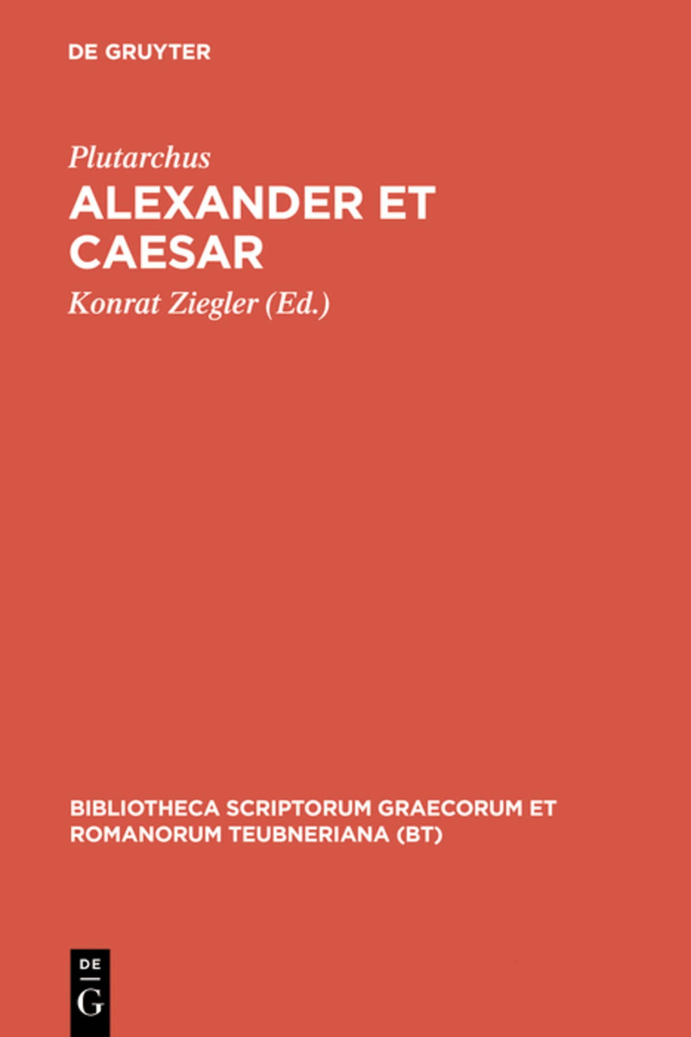 Cover image for Alexander et Caesar ISBN 9783598716928