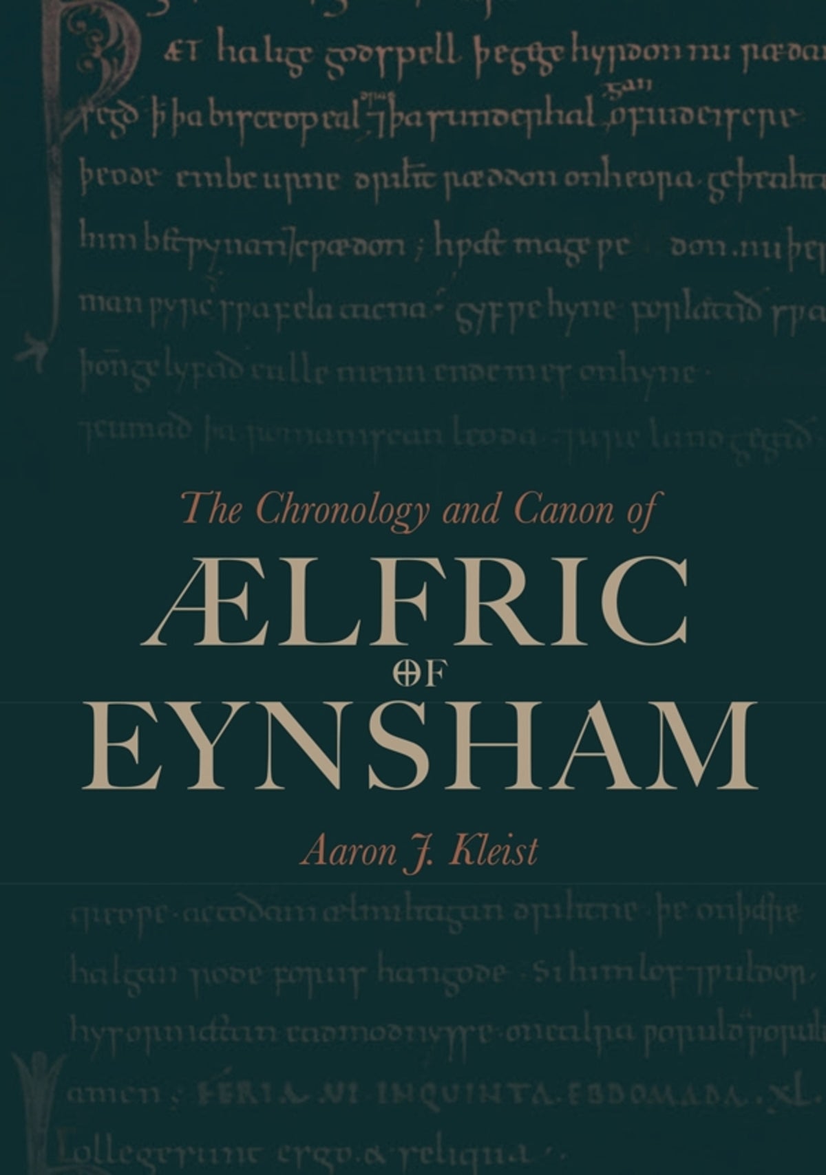 Cover image for The Chronology and Canon of Ælfric of Eynsham ISBN 9781843845331