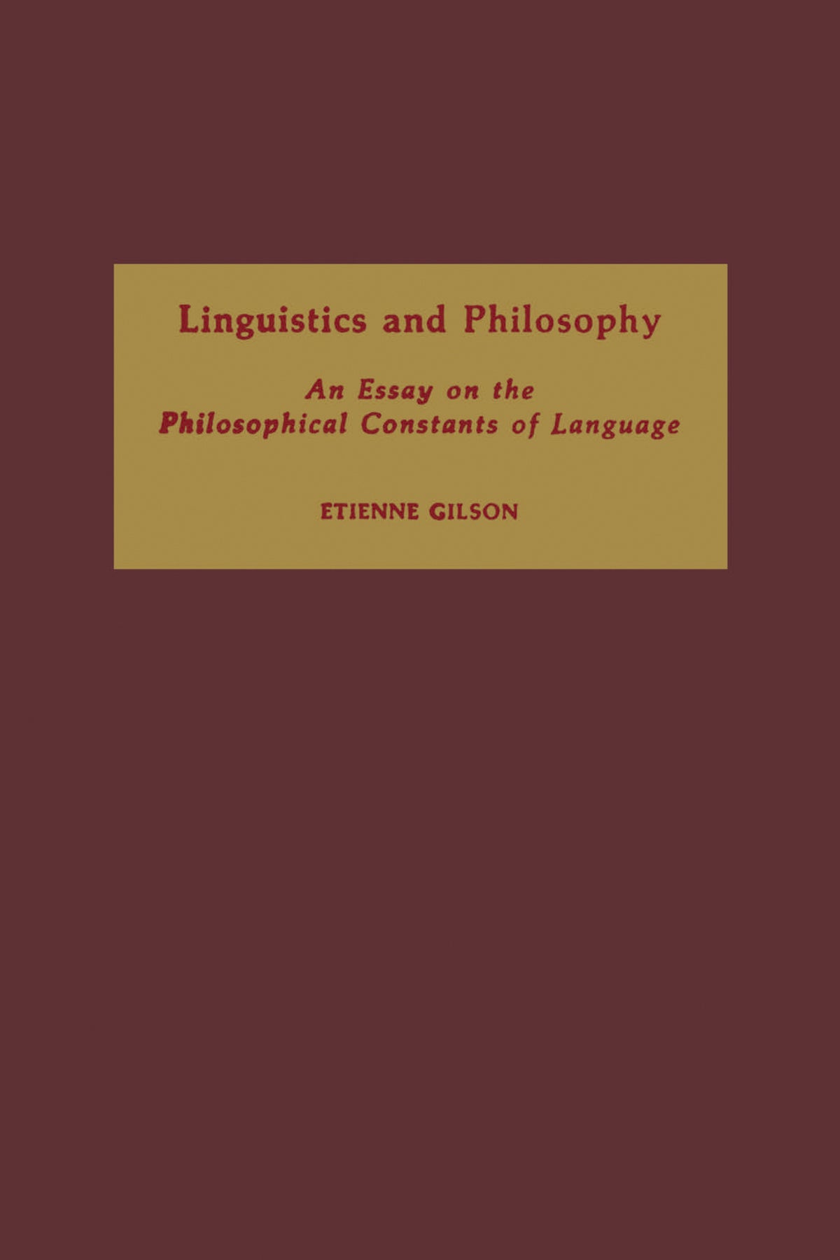 Cover image for Linguistics and Philosophy ISBN 9780268160531