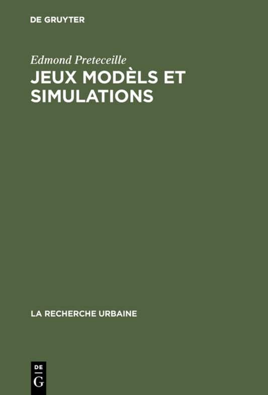 Jeux modèls et simulations