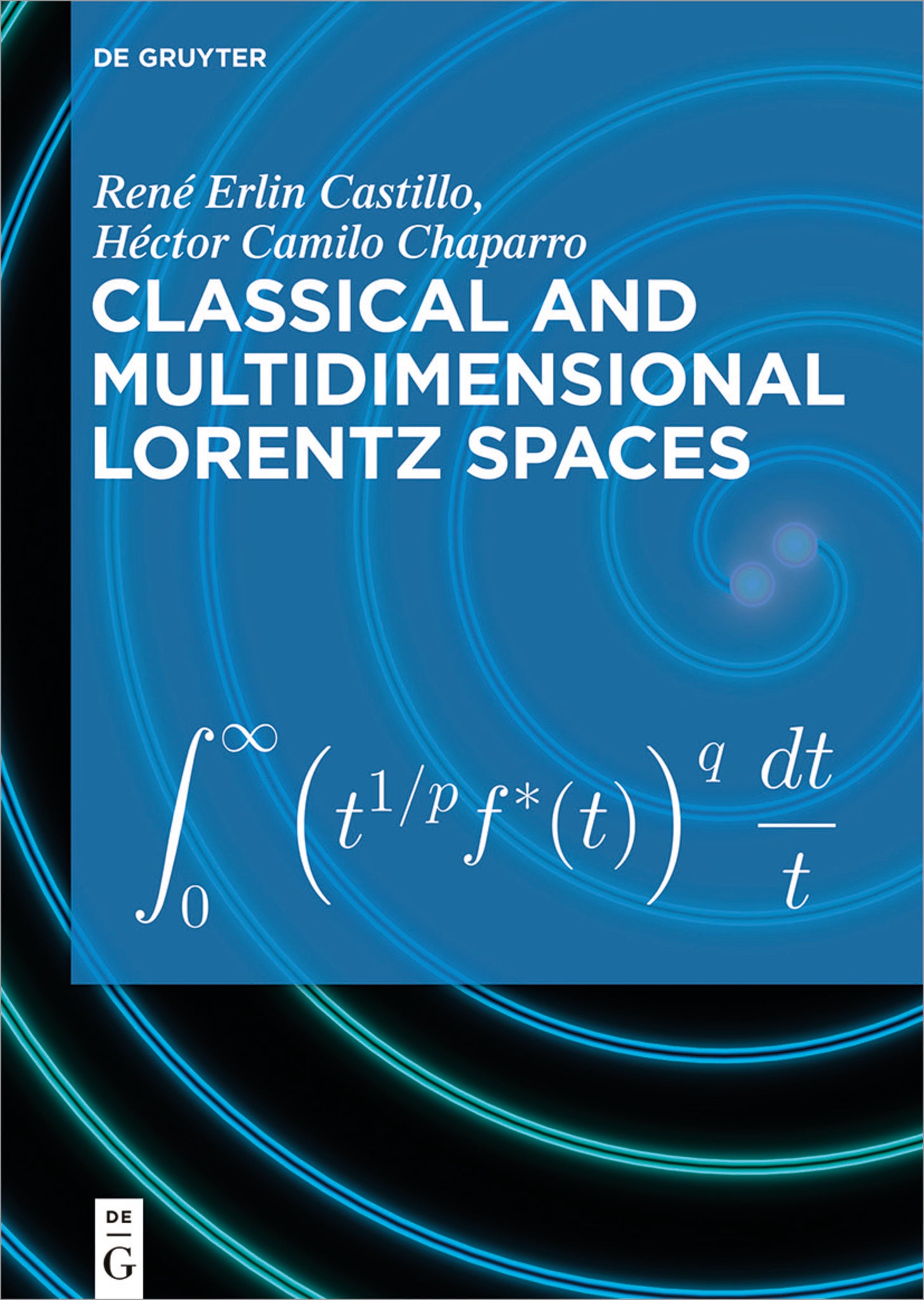 Cover image for Classical and Multidimensional Lorentz Spaces ISBN 9783110750317