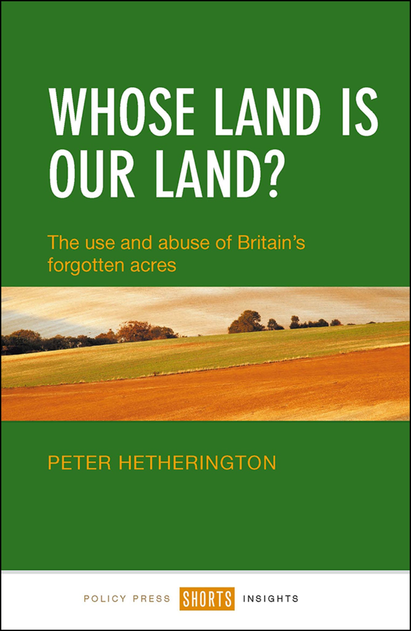 Cover image for Whose Land Is Our Land? ISBN 9781447325321