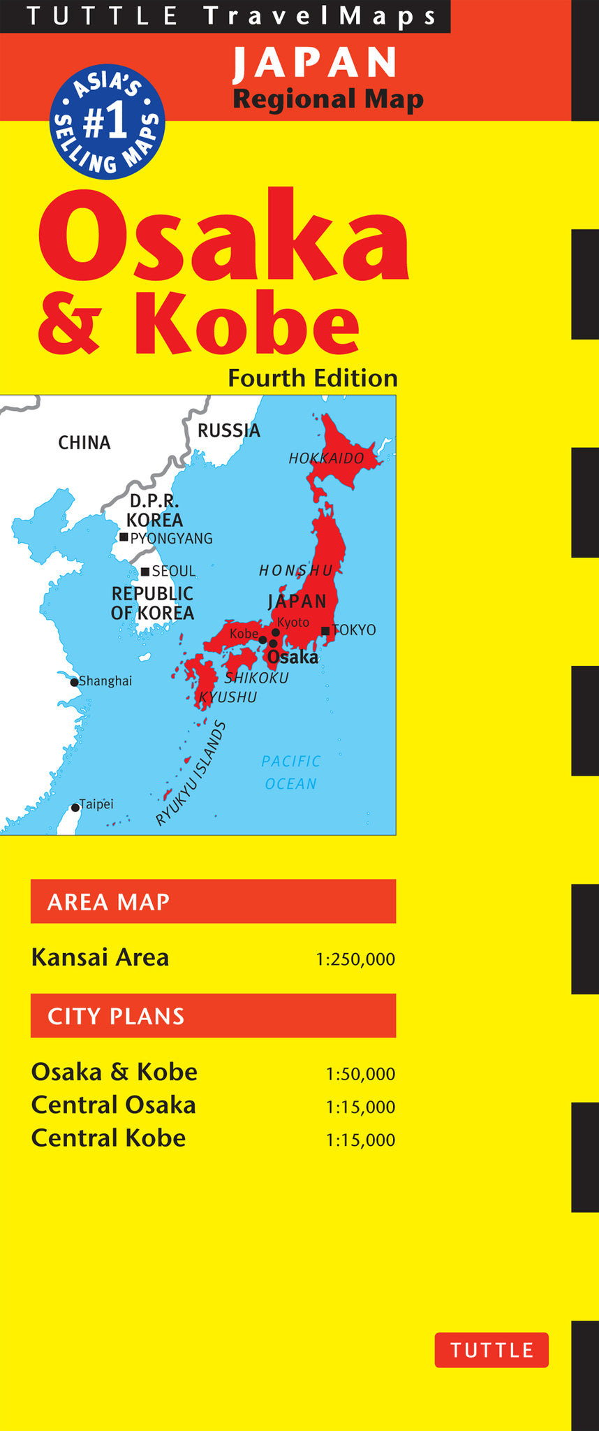 Osaka Travel Map Fourth Edition