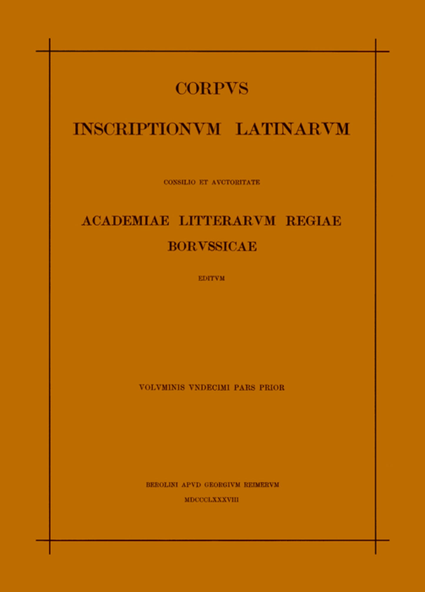 Inscriptiones Aemiliae et Etruriae