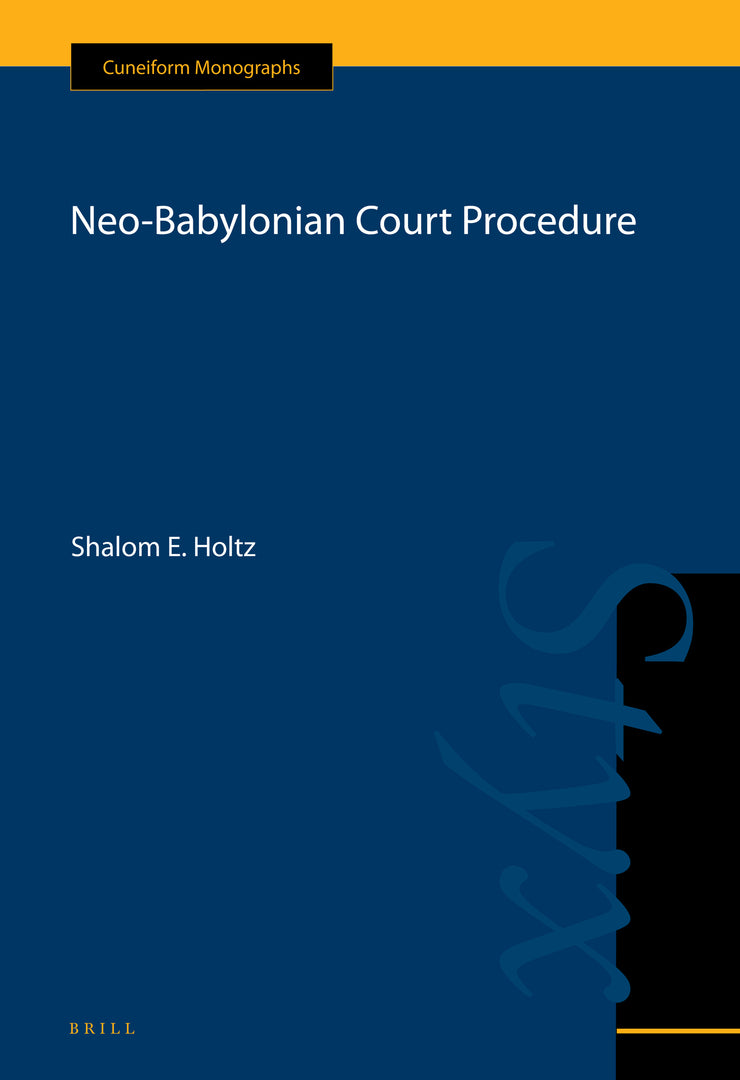 Cover image for Neo-Babylonian Court Procedure ISBN 9789004174962