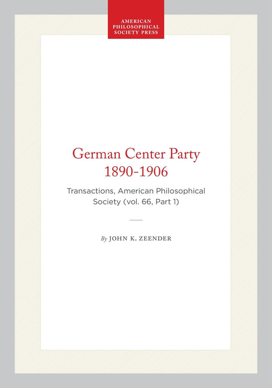 German Center Party 1890-1906