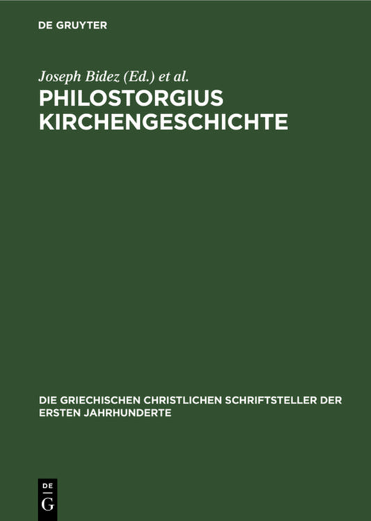 Philostorgius Kirchengeschichte