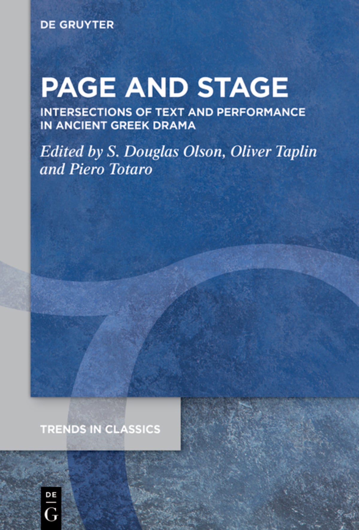 Cover image for Page and Stage ISBN 9783112215371