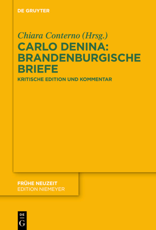 Carlo Denina: Brandenburgische Briefe