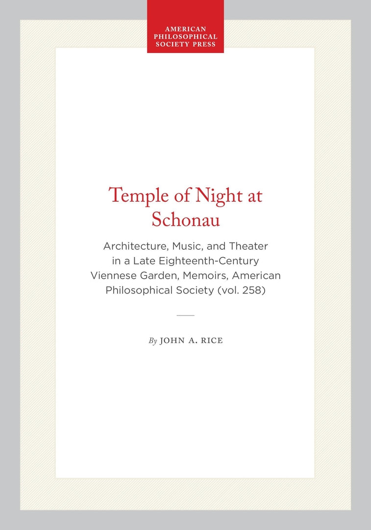 Cover image for Temple of Night at Schonau ISBN 9780871692580