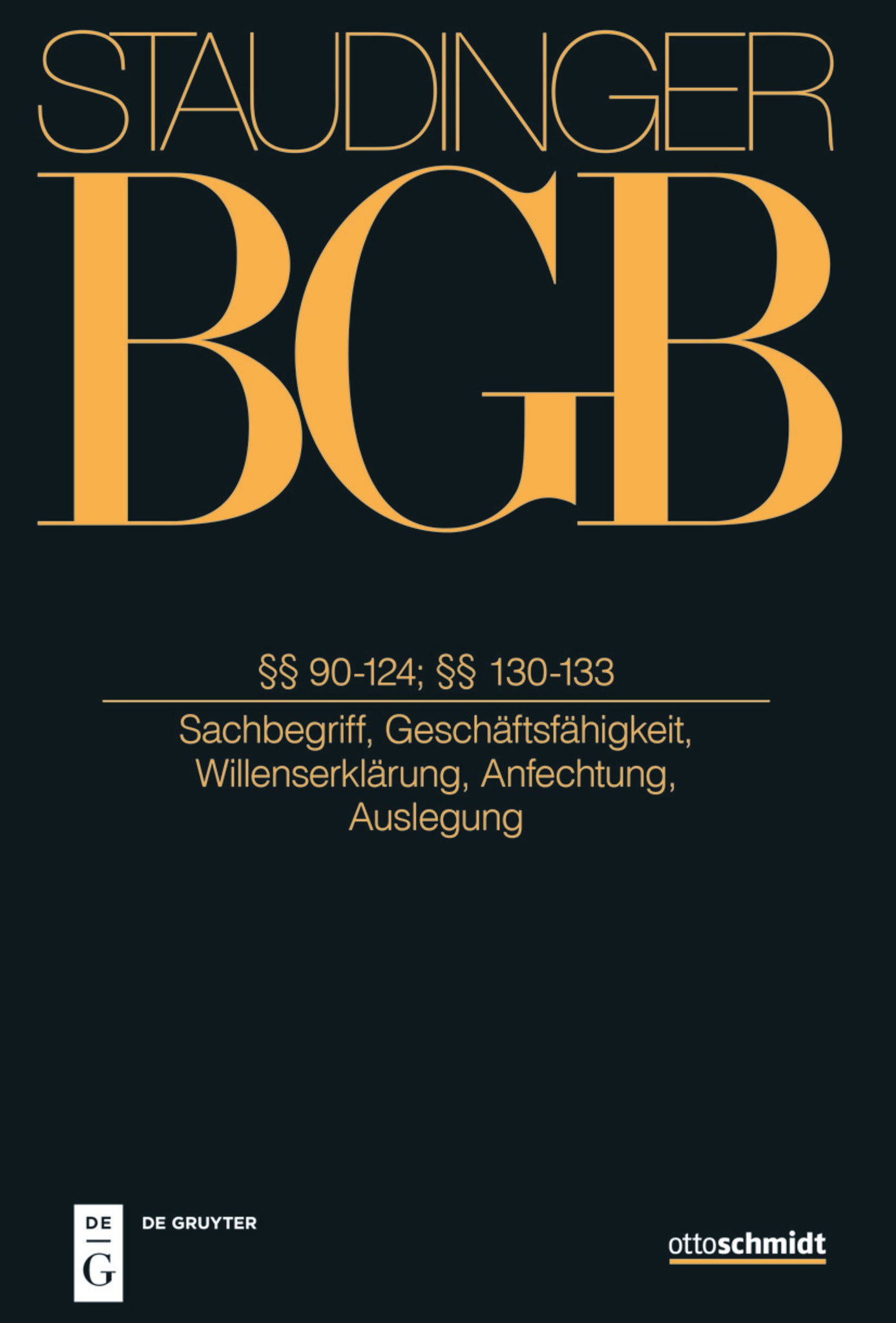 Cover image for §§ 90- 124; 130-133 ISBN 9783805913164