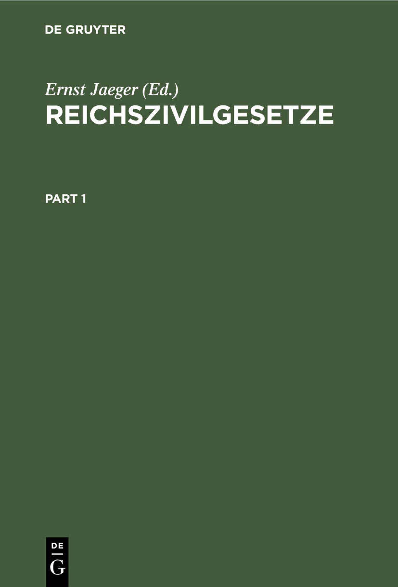 Reichszivilgesetze