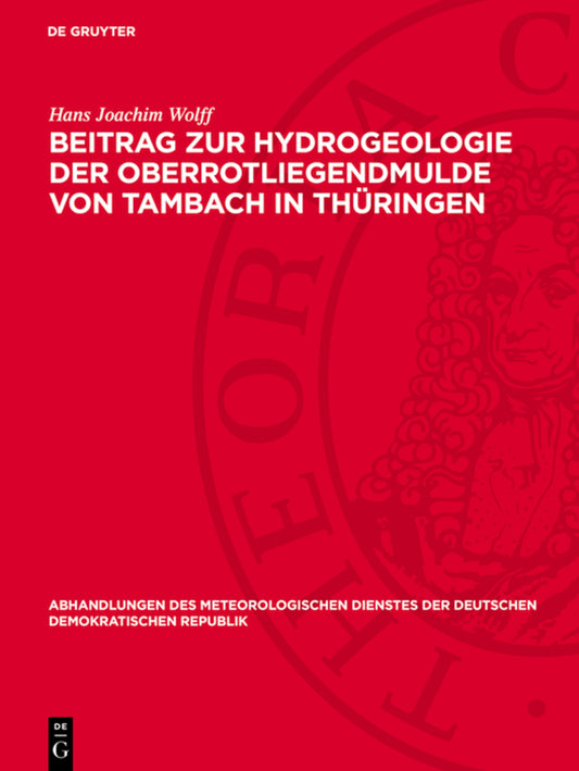 Beitrag zur Hydrogeologie der Oberrotliegendmulde von Tambach ın Thüringen