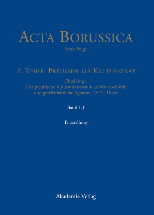 Die Behörde und ihr höheres Personal – Darstellung