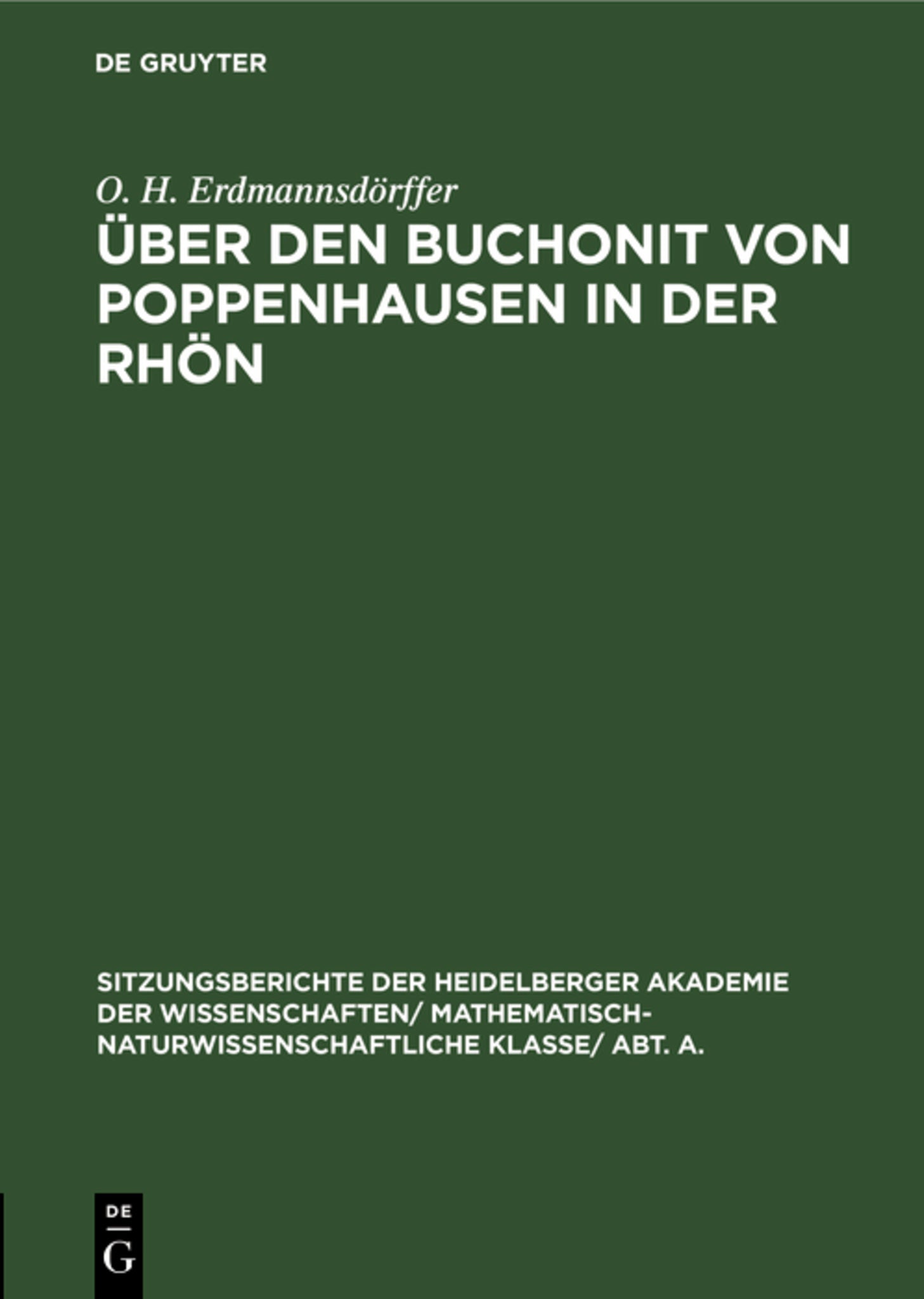 Über den Buchonit von Poppenhausen in der Rhön