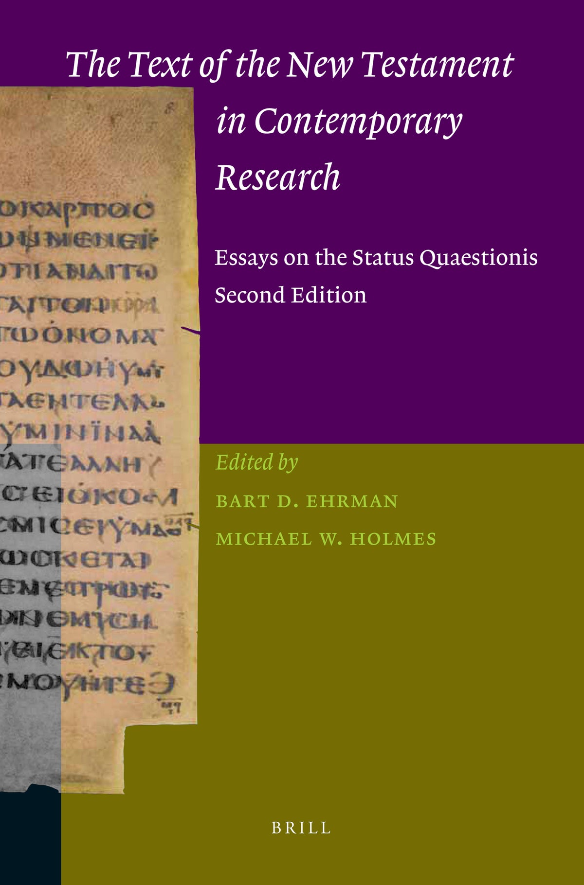 The Text of the New Testament in Contemporary Research