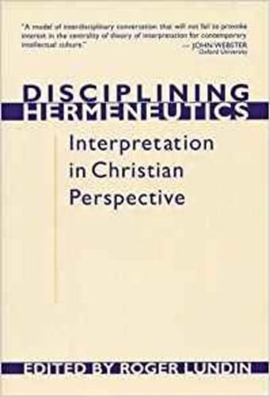 Disciplining Hermeneutics