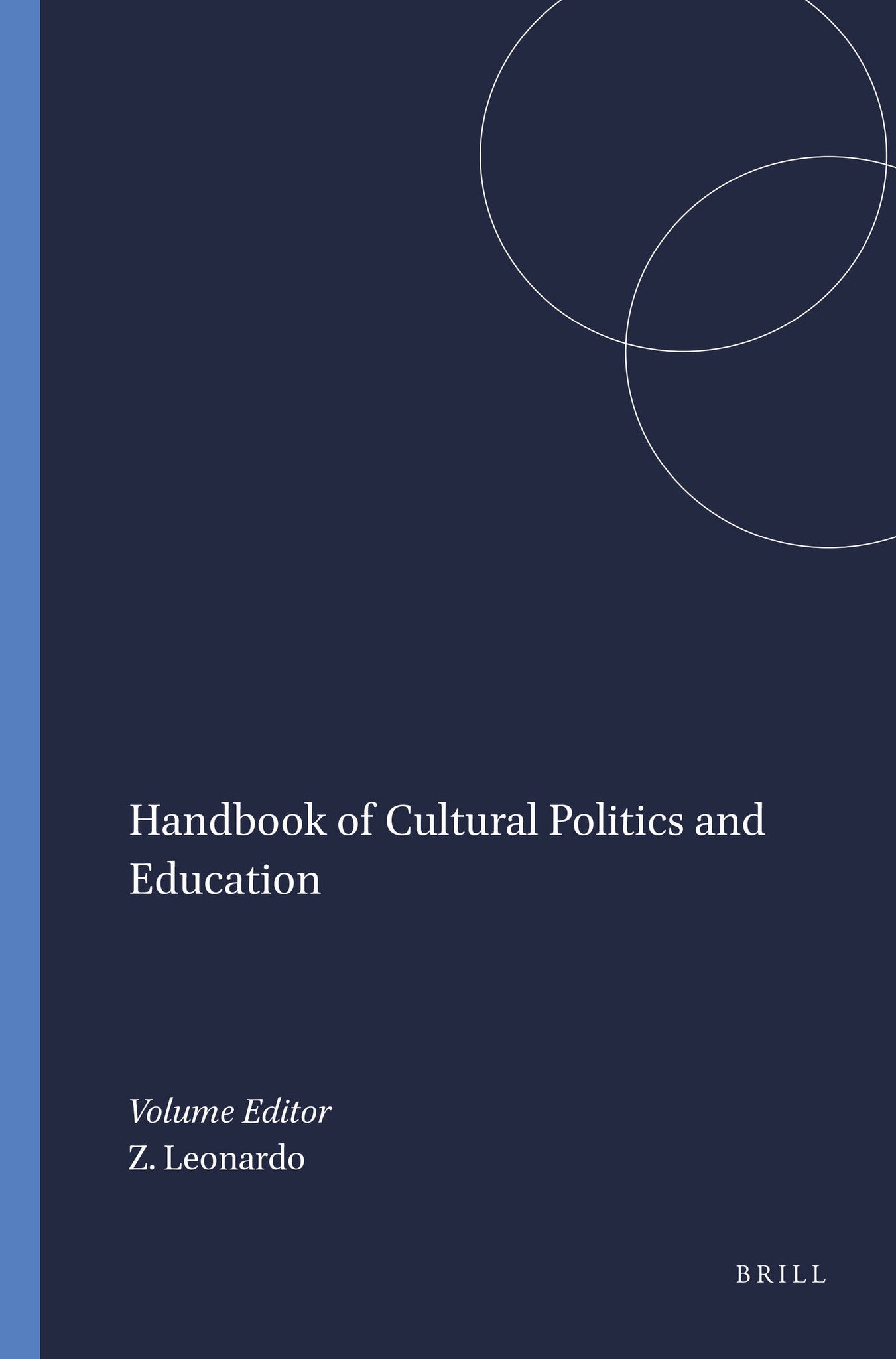Cover image for Handbook of Cultural Politics and Education ISBN 9789460911767