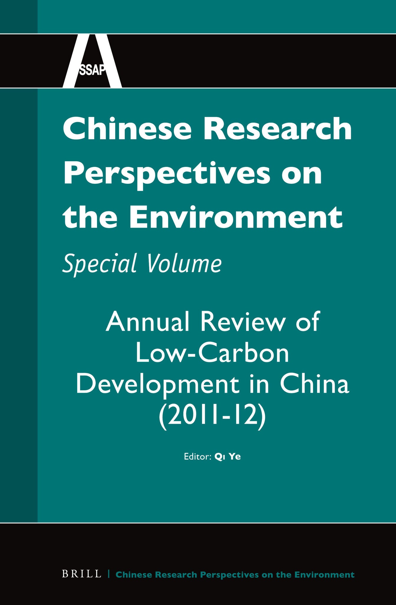 Chinese Research Perspectives on the Environment, Special Volume