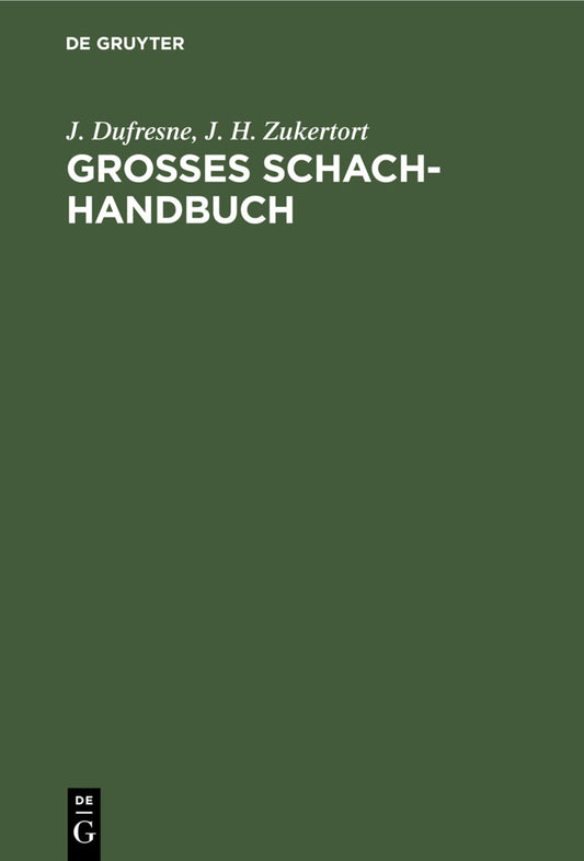 Grosses Schach-Handbuch