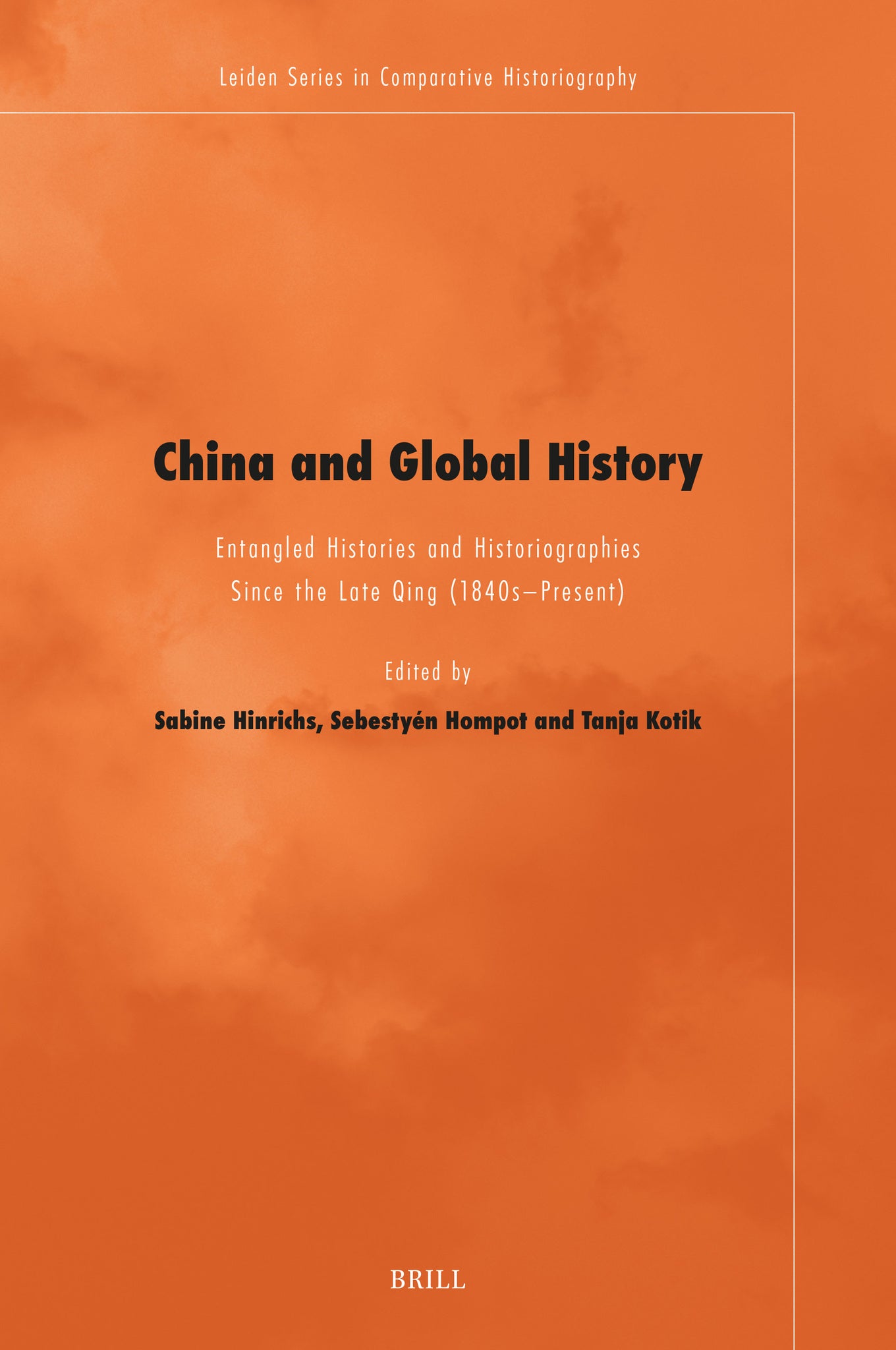 Cover image for China and Global History ISBN 9789004727144