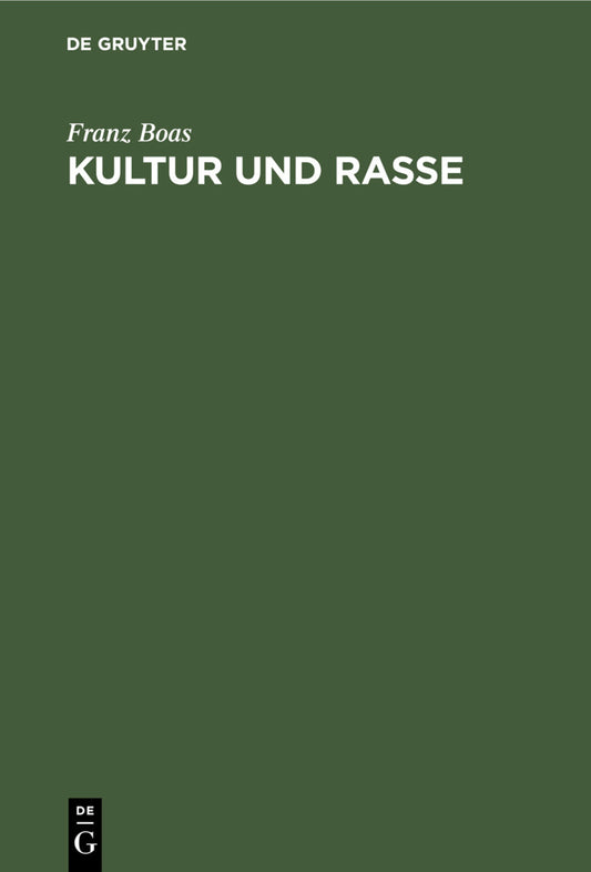 Kultur und Rasse