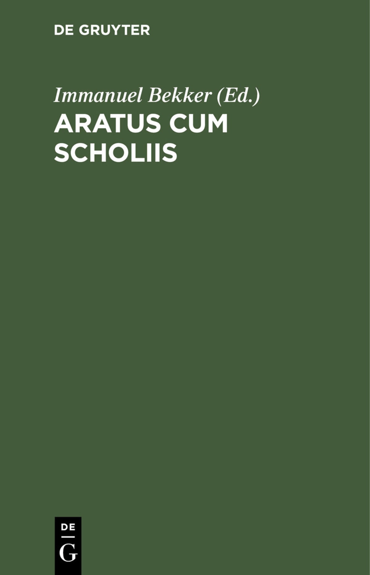 Aratus cum scholiis