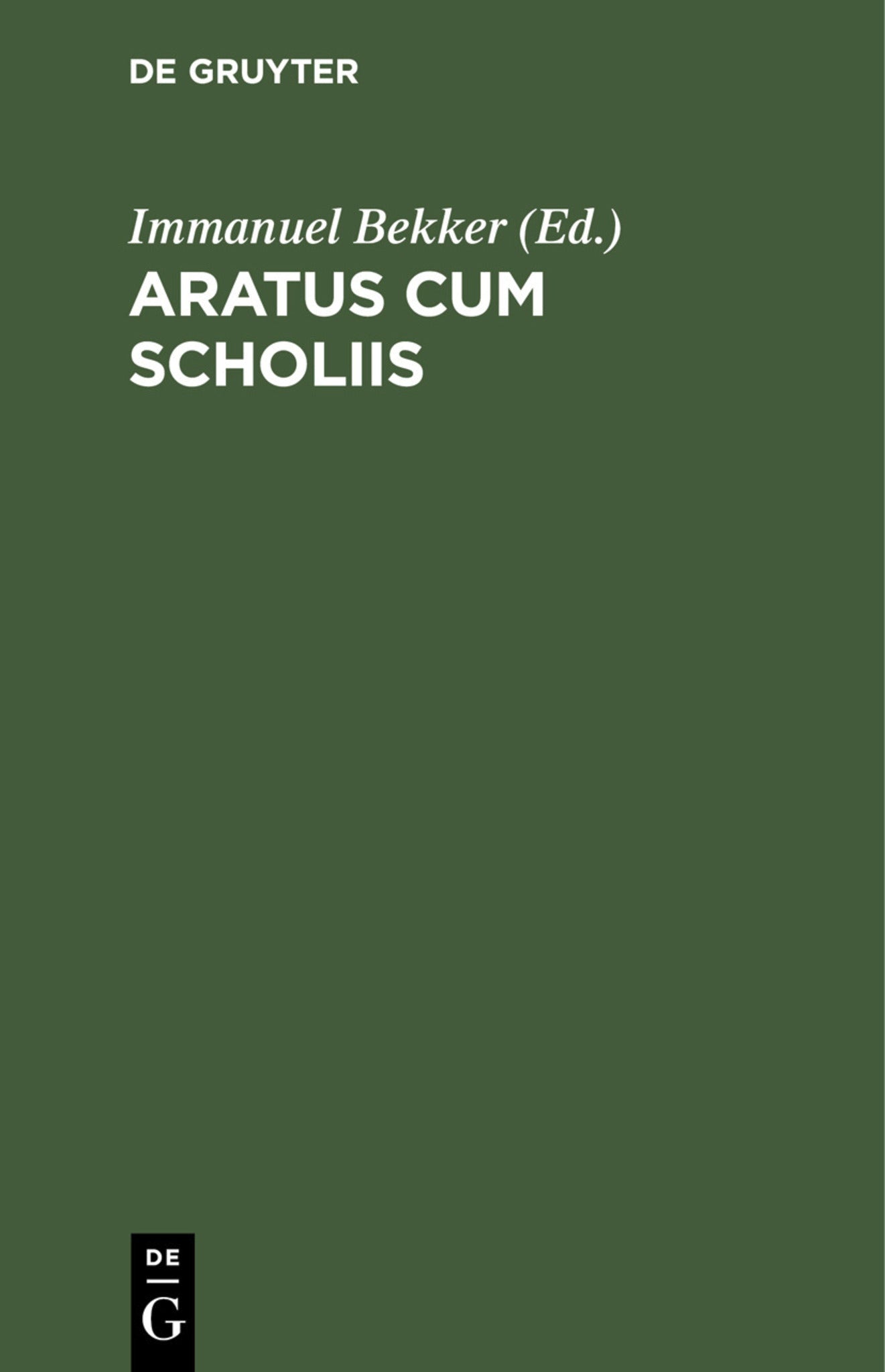 Aratus cum scholiis