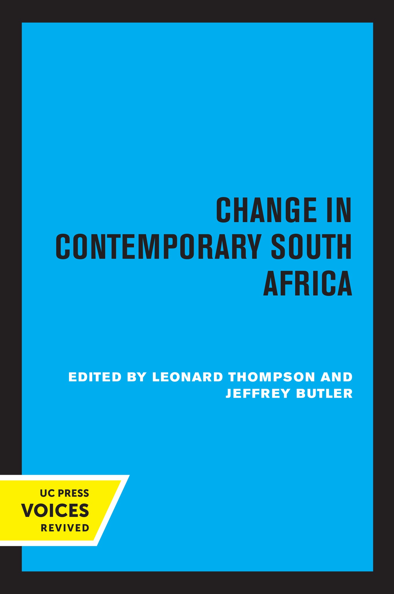 Cover image for Change in Contemporary South Africa ISBN 9780520324572