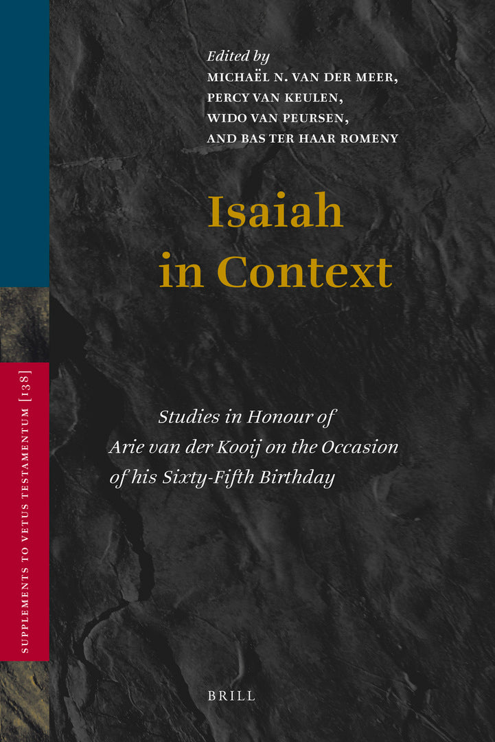 Cover image for Isaiah in Context ISBN 9789004186576