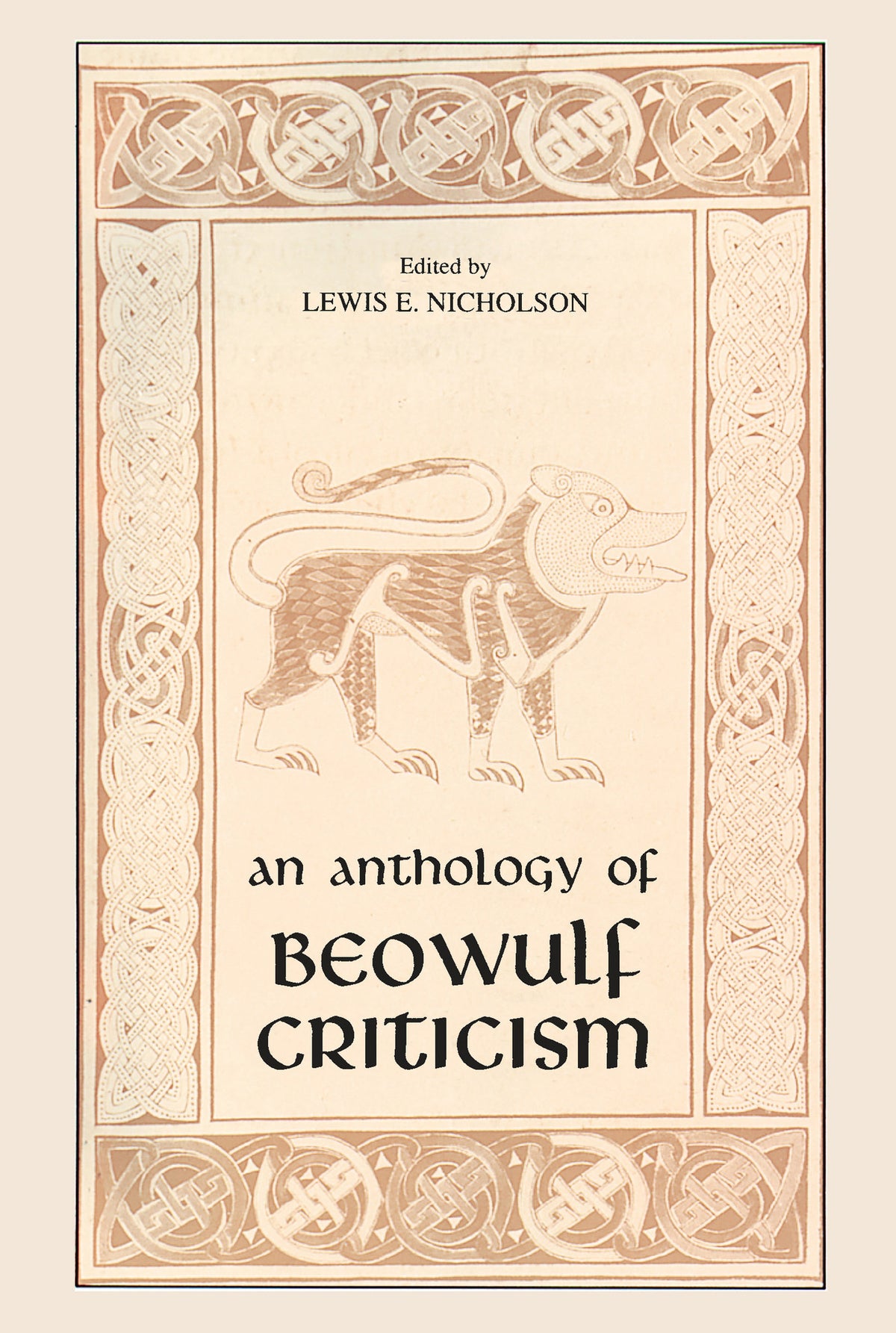 Cover image for Anthology of Beowulf Criticism, The ISBN 9780268000066
