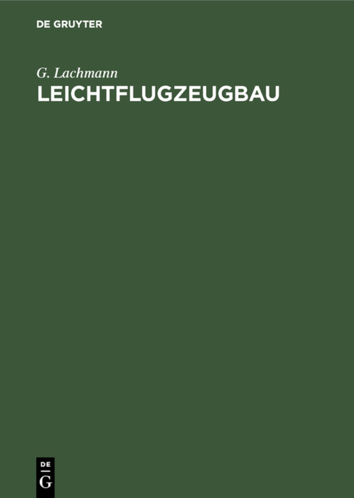 Leichtflugzeugbau