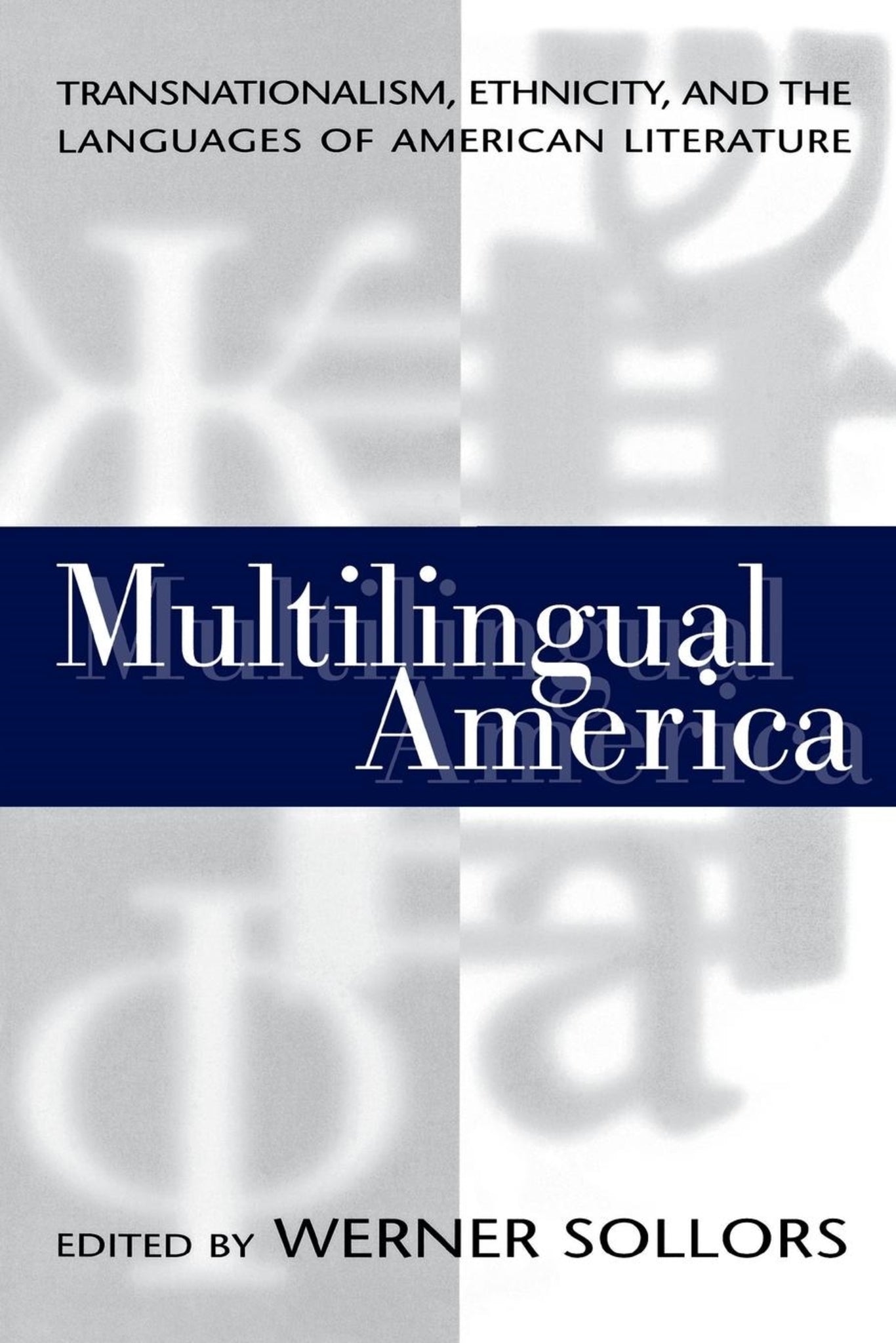 Cover image for Multilingual America ISBN 9780814780930