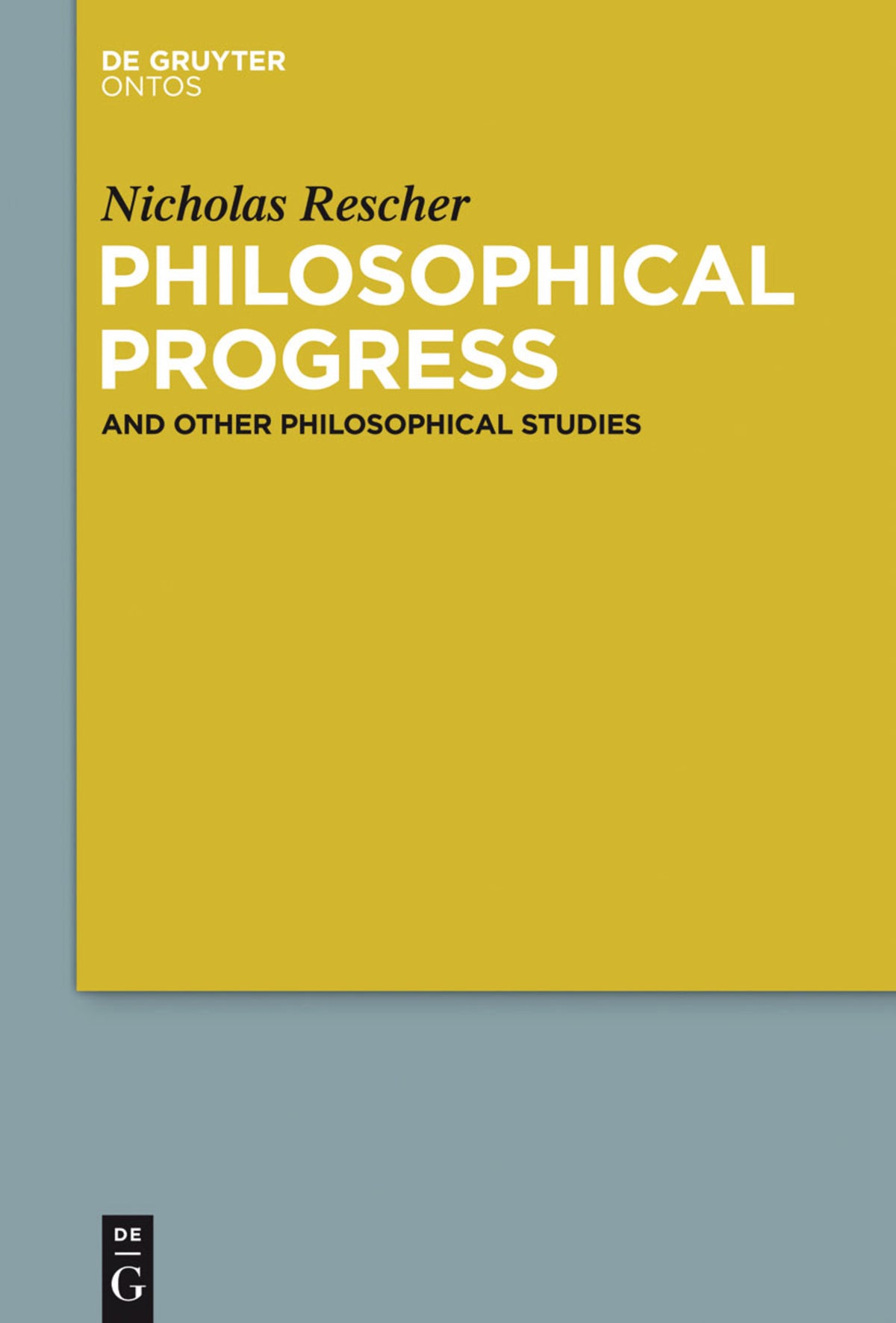 Cover image for Philosophical Progress ISBN 9781614517849