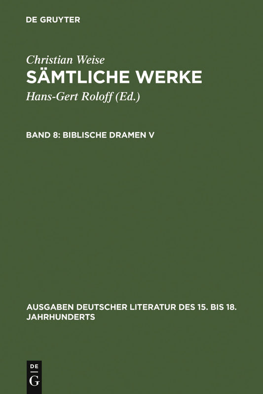 Biblische Dramen V