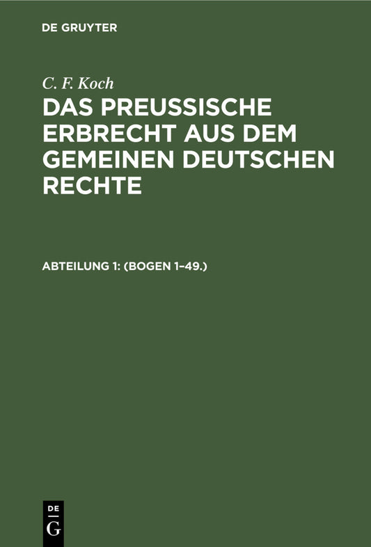 (Bogen 1–49.)