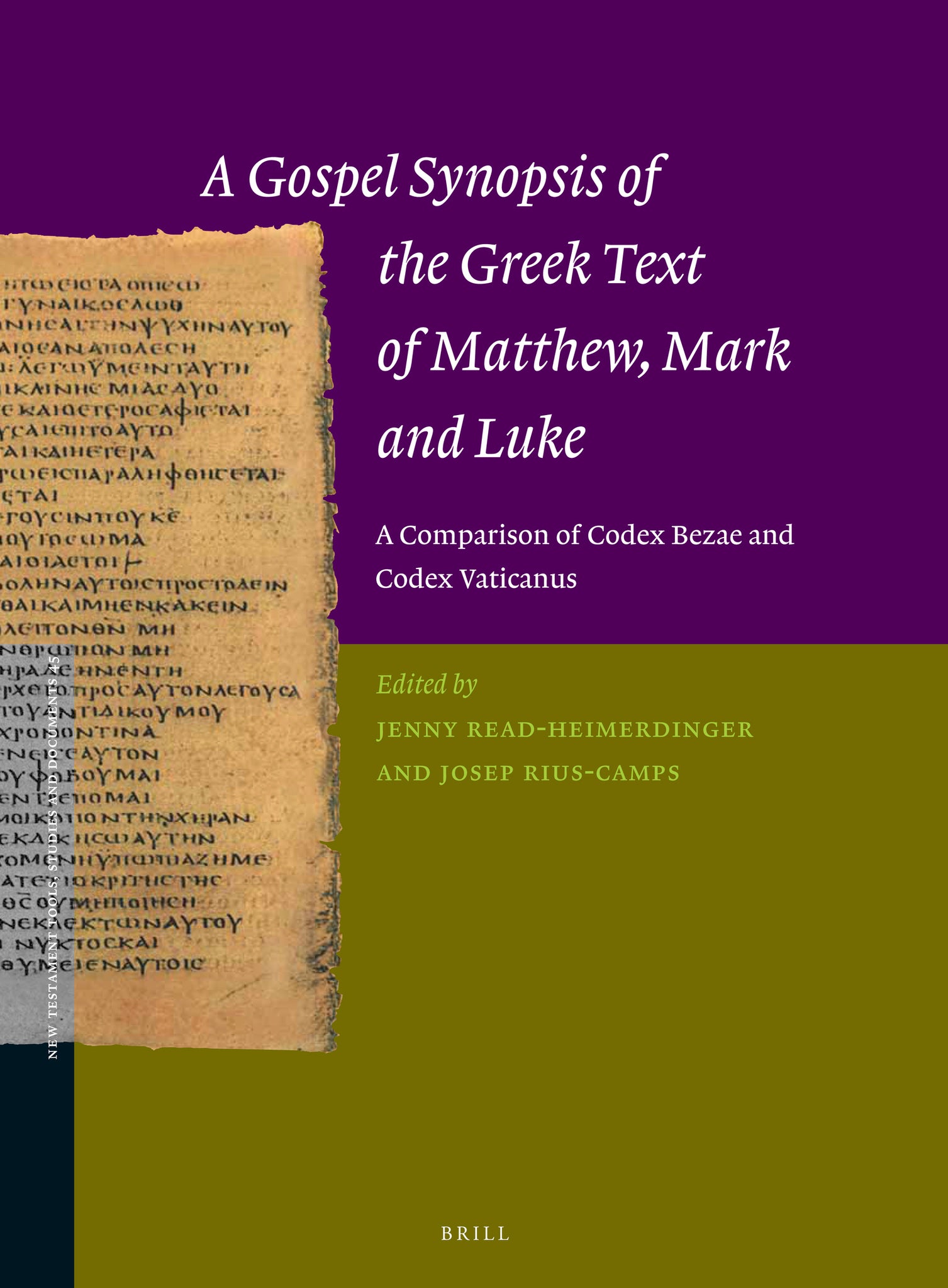 A Gospel Synopsis of the Greek Text of Matthew, Mark and Luke