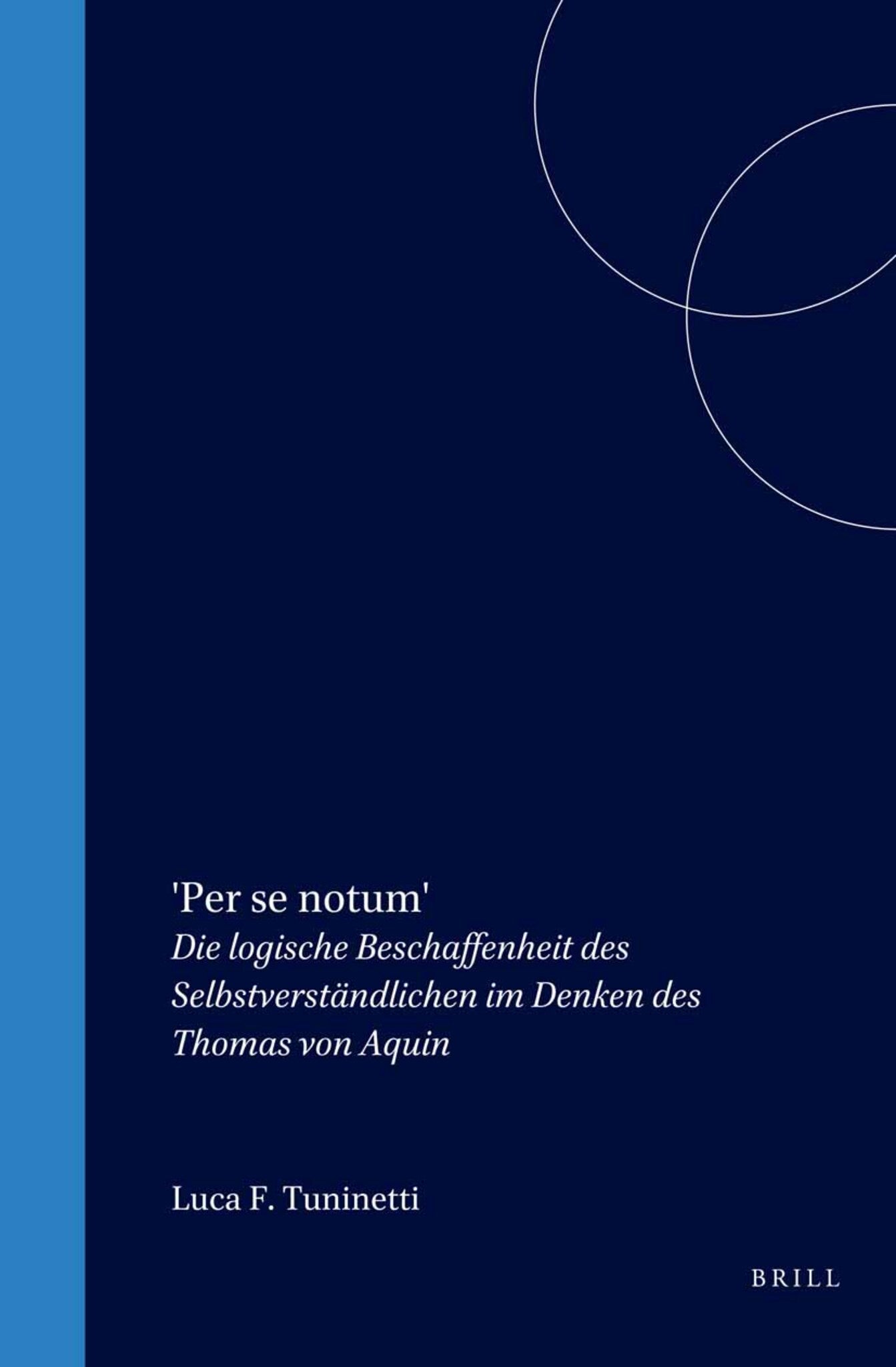 Cover image for 'Per se notum' ISBN 9789004103689