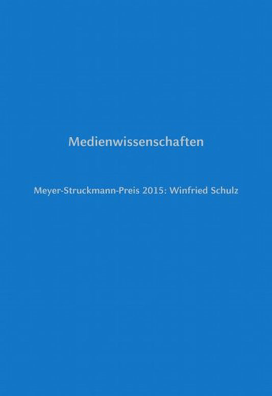 Medienwissenschaften